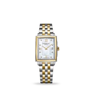 Raymond Weil Toccata Two-tone Diamond Mother-of-Pearl Quartz 23mm Bracelet | 5925-stp-00995 - front