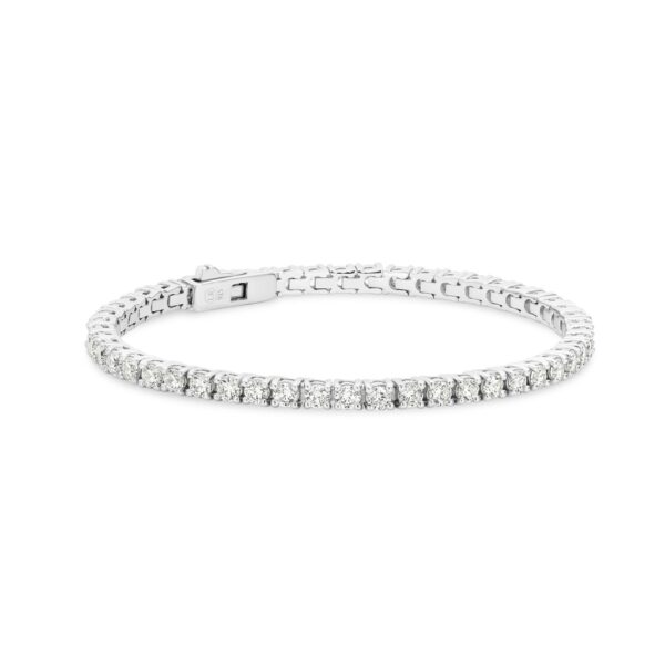 Leyla Rose Cubic Zirconia Silver Small Tennis Sienna Bracelet | LR-B18