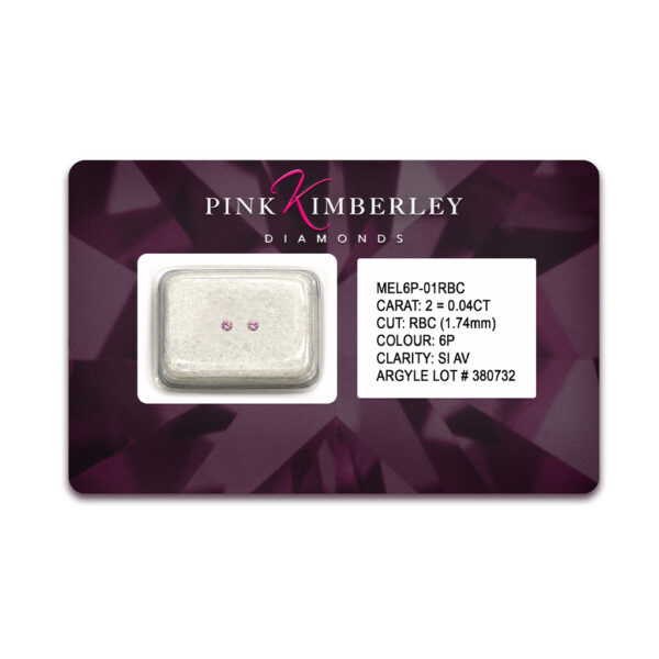 Pink Kimberley Diamonds | MEL6P 01RBC 1.74mm