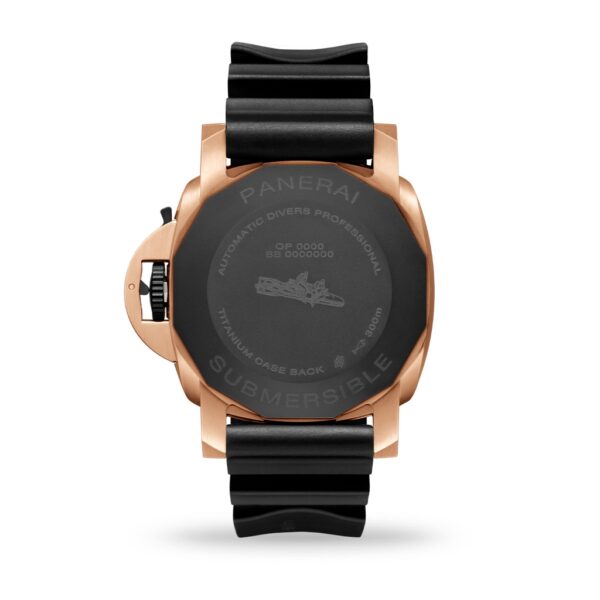 Panerai Submersible Goldtech™ OroCarbo 44mm Rubber Strap | PAM01070