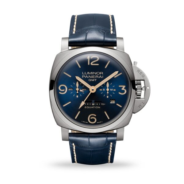 Panerai Luminor Equation of Time 47mm Blue Leather Strap | PAM00670
