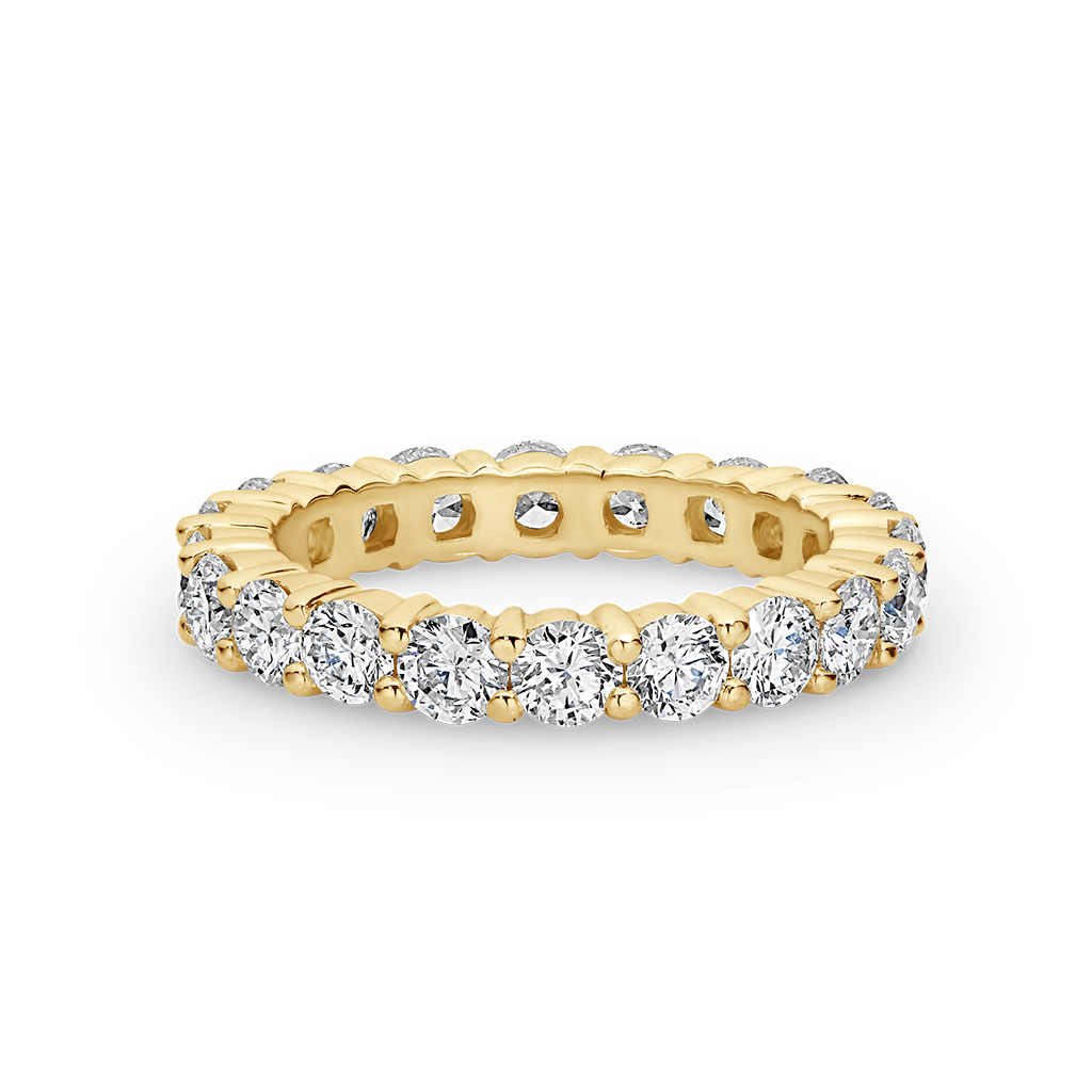 Claw Set Diamond Eternity Band Grand