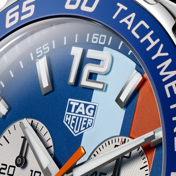 TAG Heuer Formula 1 Quartz Chronograph Blue Dial 43mm Leather Band | CAZ101N.FC8243