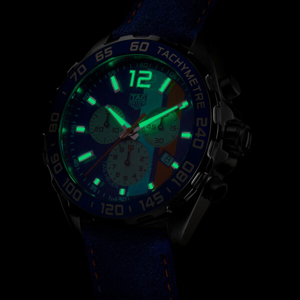 TAG Heuer Formula 1 Quartz Chronograph Blue Dial 43mm Leather Band | CAZ101N.FC8243