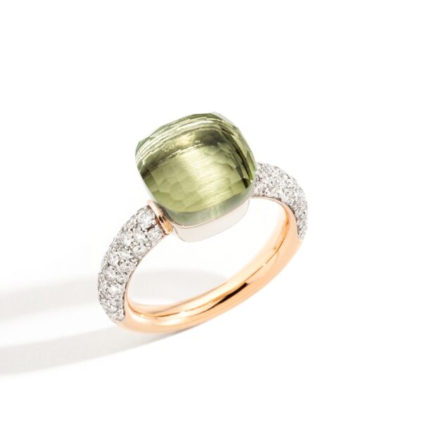 Pomellato Nudo Classic Diamonds & Prasiolite Ring | PAB0040_O6WHR_DB0TB