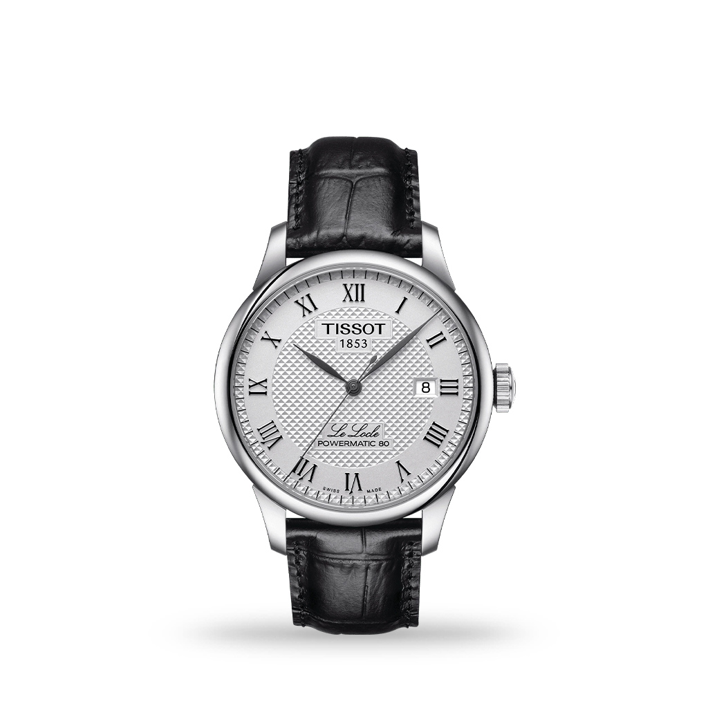 Tissot T-Classic Le Locle Powermatic 80 39mm Leather Band