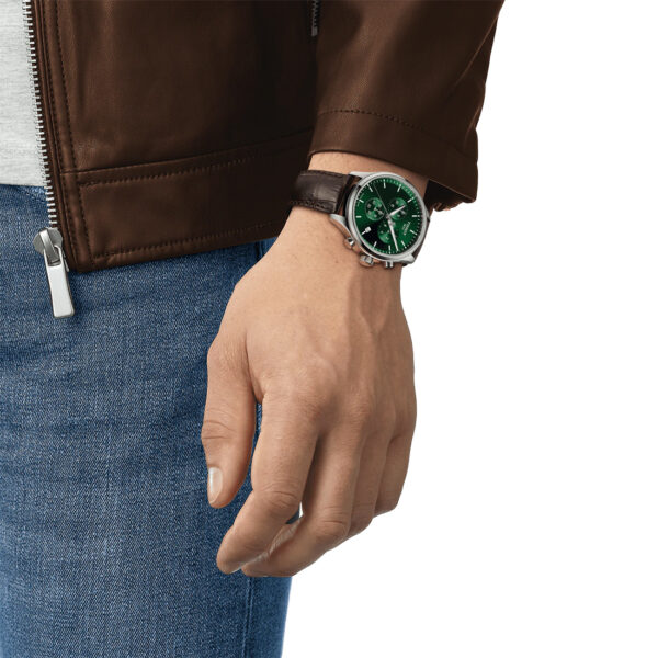 TISSOT Chrono XL Classic 45mm Green Dial Stainless Steel | T116.617.16.091.00