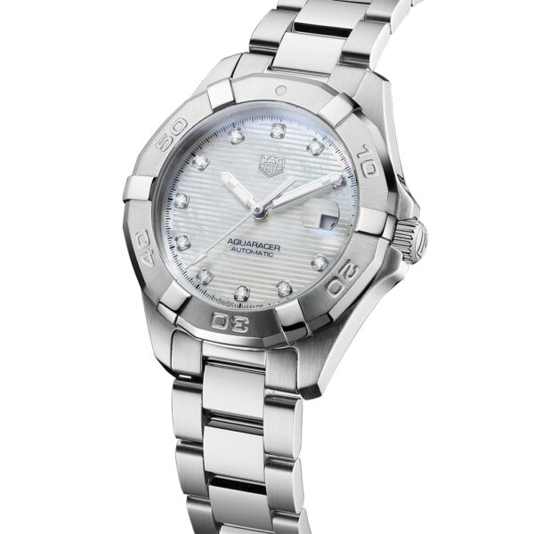 TAG Heuer Aquaracer Automatic White mother-of-pearl Dial 32mm Bracelet | WBD2313.BA0740