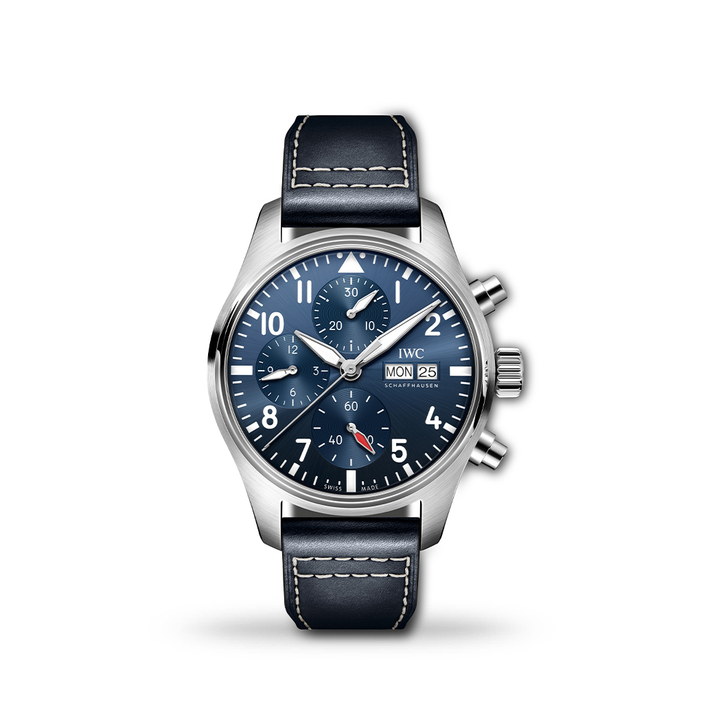 IWC Pilot's Chronograph 41mm Leather Strap