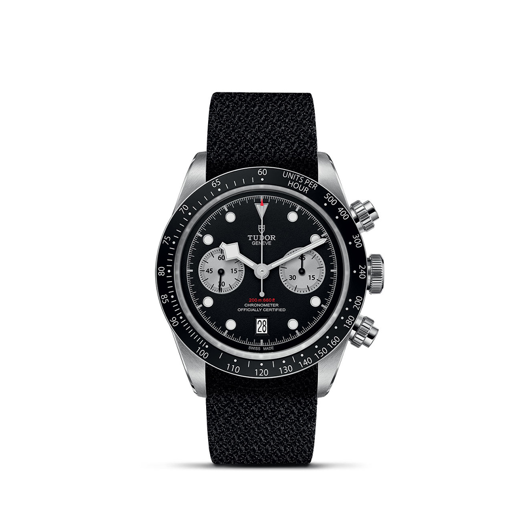 Tudor Black Bay Chrono Automatic 41mm Black Fabric Strap