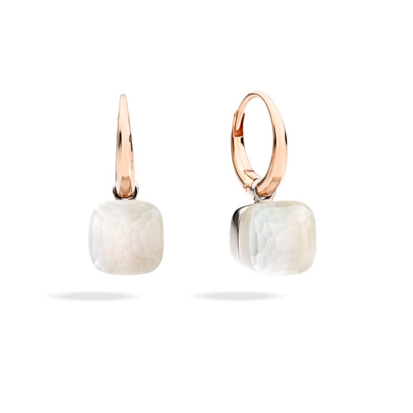 Pomellato Nudo Gele White Topaz Earrings | POB2010_O6000_STBMP