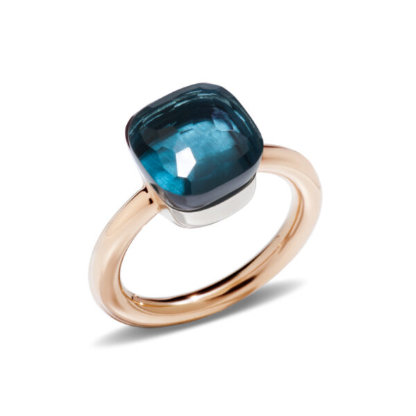 Pomellato Nudo Classic Ring Blue Topaz | PAA1100_O6000_000TL,Size N