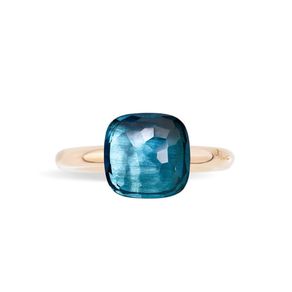 Pomellato Nudo Classic Ring Blue Topaz | PAA1100_O6000_000TL,Size N