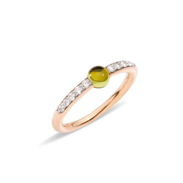 Pomellato M'ama non M'ama Peridot and Diamond Ring | Model: PAB7031_O7000_DB0OE