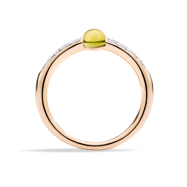 Pomellato M'ama non M'ama Peridot and Diamond Ring | Model: PAB7031_O7000_DB0OE