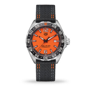 TAG Heuer Formula 1 Quartz Orange Dial 43mm Nylon Strap | WAZ101A.FC8305 Watch