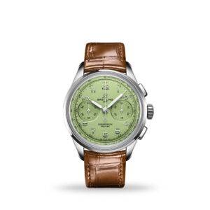 Breitling Premier B09 Chronograph Automatic 40mm Green Dial Leather Strap | AB0930D31L1P1