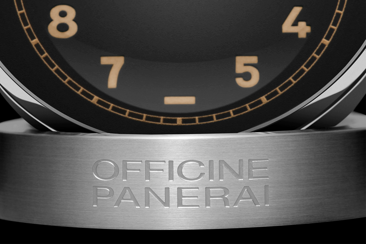 Panerai Table Clock 65mm Polished Steel | Model# PAM00651