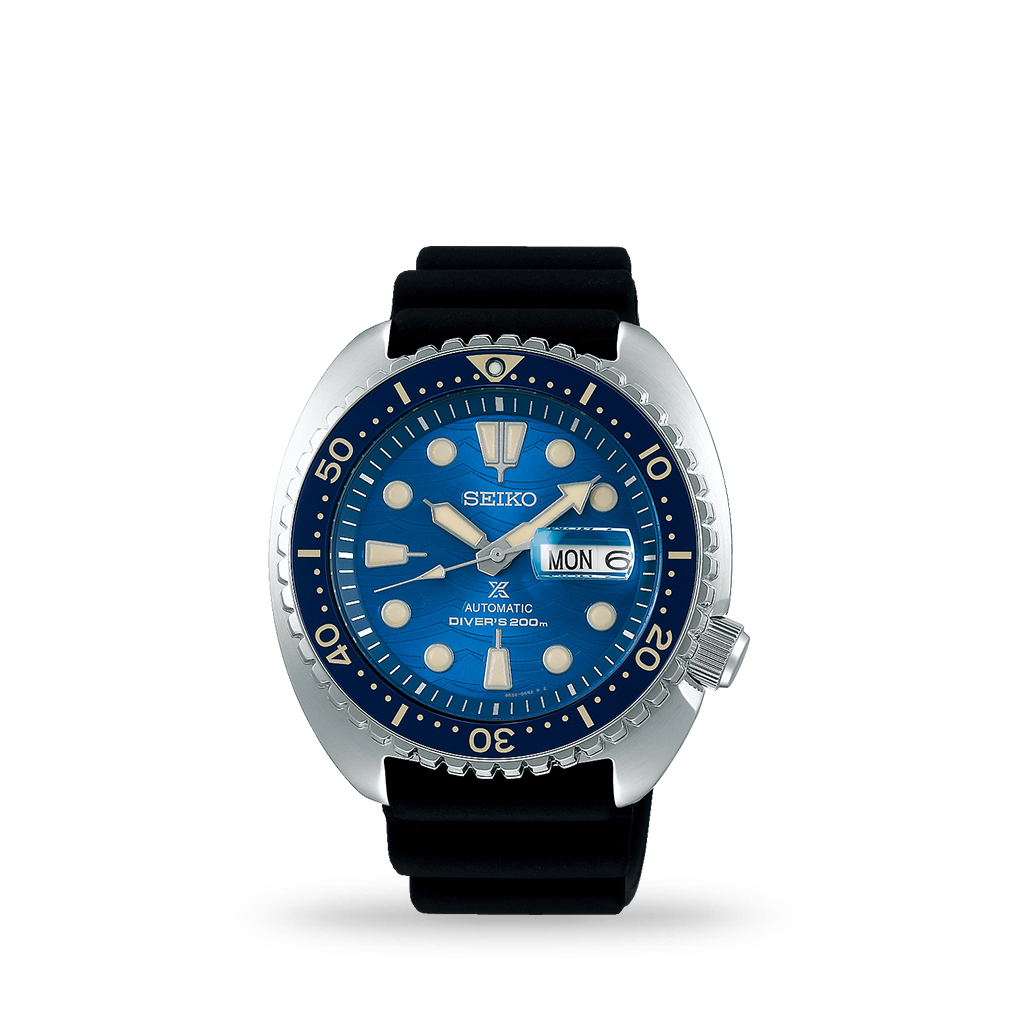 Seiko Prospex Automatic 45mm Blue Dial Rubber Strap