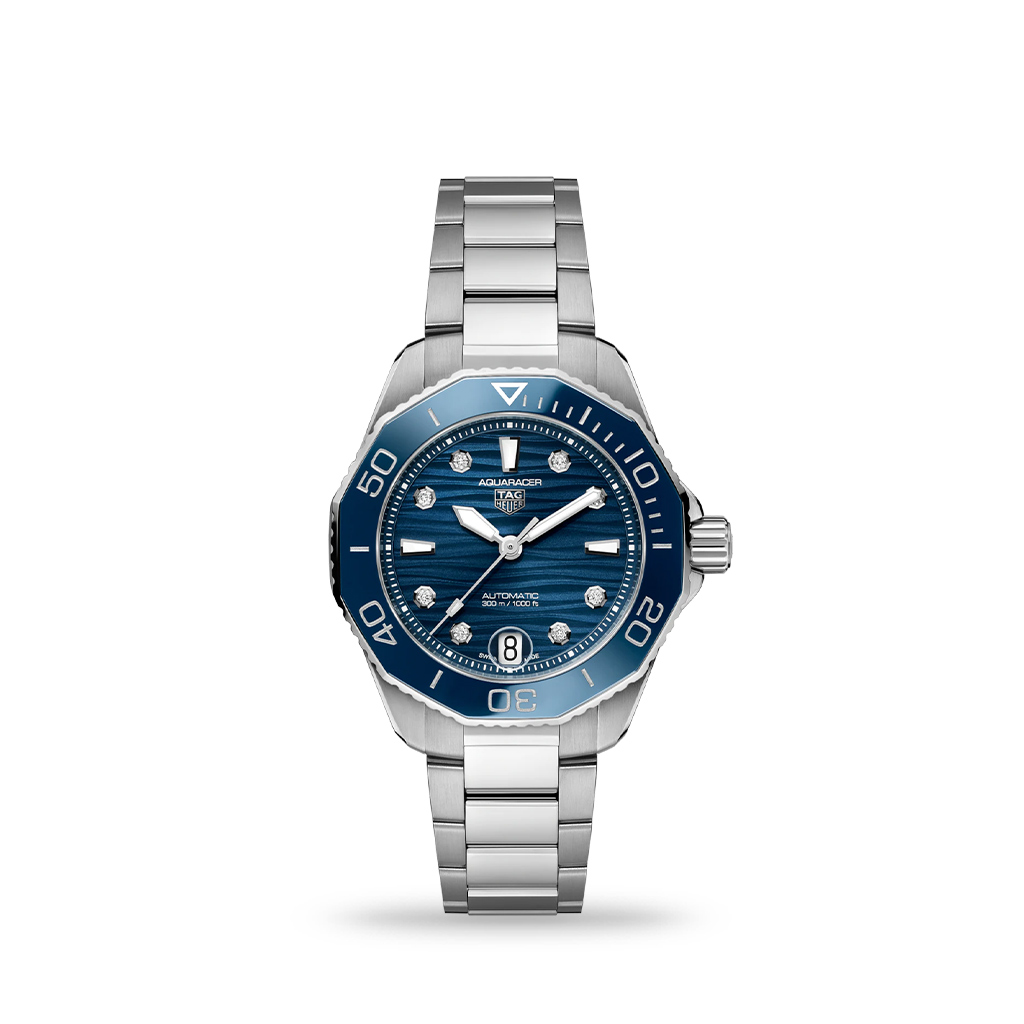 TAG Heuer Aquaracer Professional 300 Automatic Blue Dial 36mm Bracelet