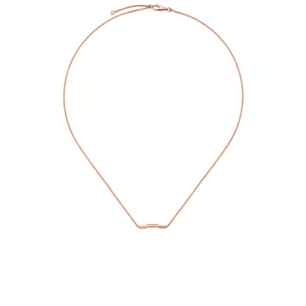 Gucci Link to Love Necklace in 18k Rose Gold | YBB662108002
