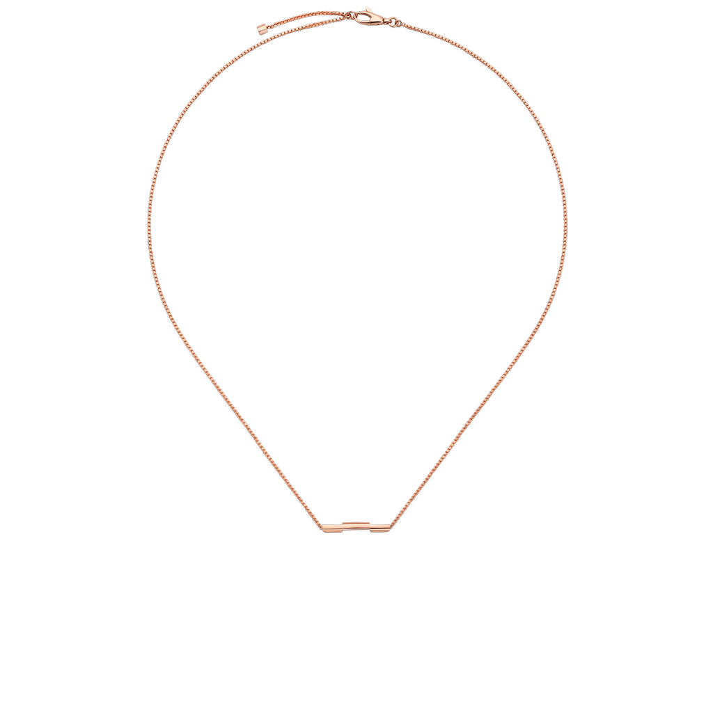 Gucci Link to Love Necklace in 18k Rose Gold