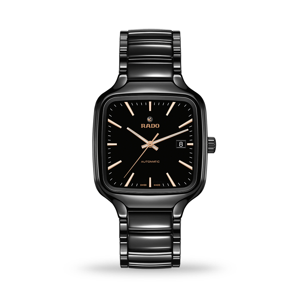 Rado True Square Automatic 38mm Black Dial Bracelet