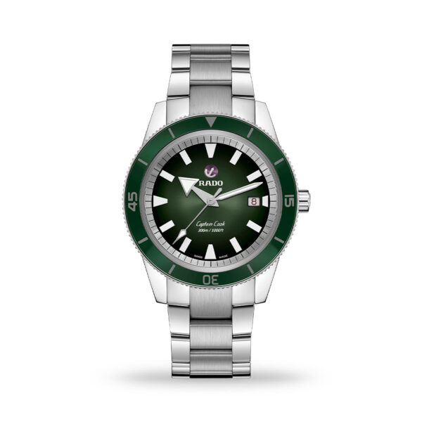 Rado Captain Cook XL Automatic Green Dial 42mm Bracelet R32105313