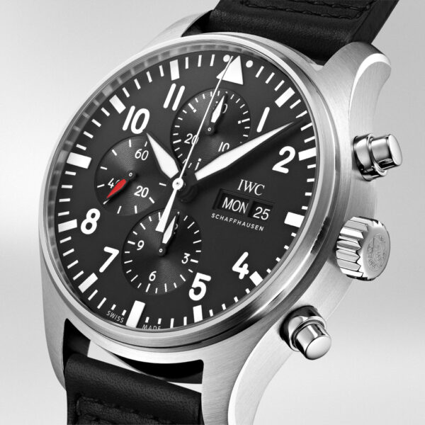 IWC Pilot’s Watch Chronograph Automatic 45mm Calfskin Strap | IW377709