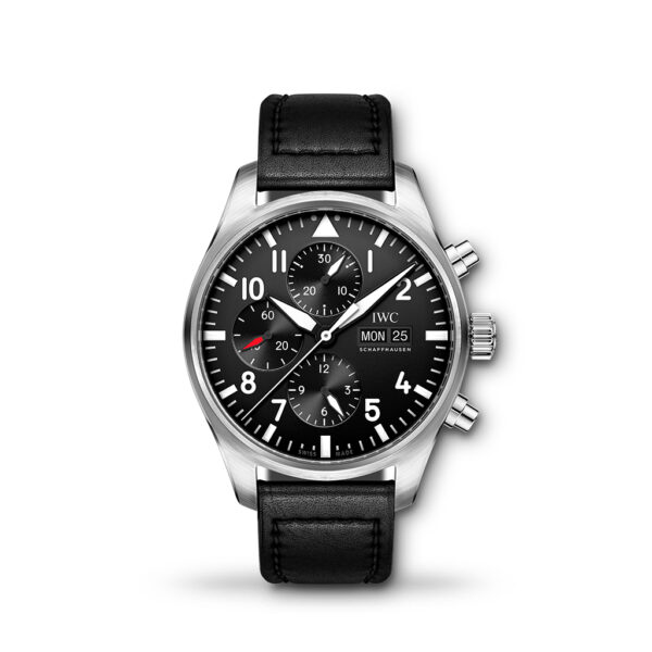 IWC Pilot’s Watch Chronograph Automatic 45mm Calfskin Strap | IW377709