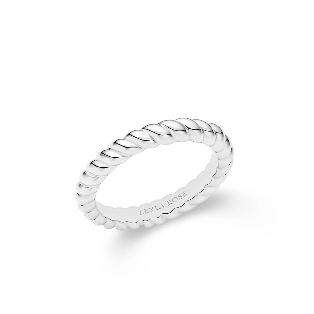 Lucinda Rope Silver Dress Ring