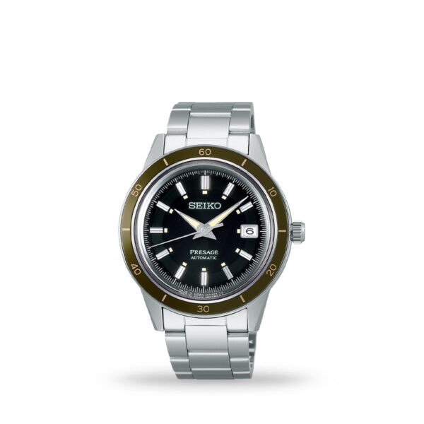 Seiko Presage Style 60's Automatic Vintage Green 40mm Bracelet | SRPG07J