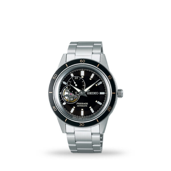 Seiko Presage Style 60's Vintage Automatic Black 40mm Bracelet | SSA425J