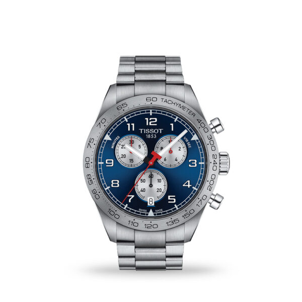 Tissot T-Sport PRS 516 Quartz Chronograph Blue Dial 45mm Bracelet | T1316171104200