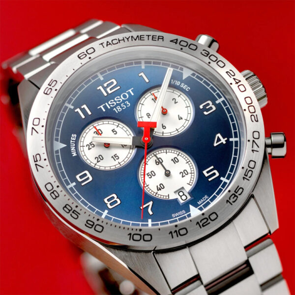 Tissot T-Sport PRS 516 Quartz Chronograph Blue Dial 45mm Bracelet | T1316171104200