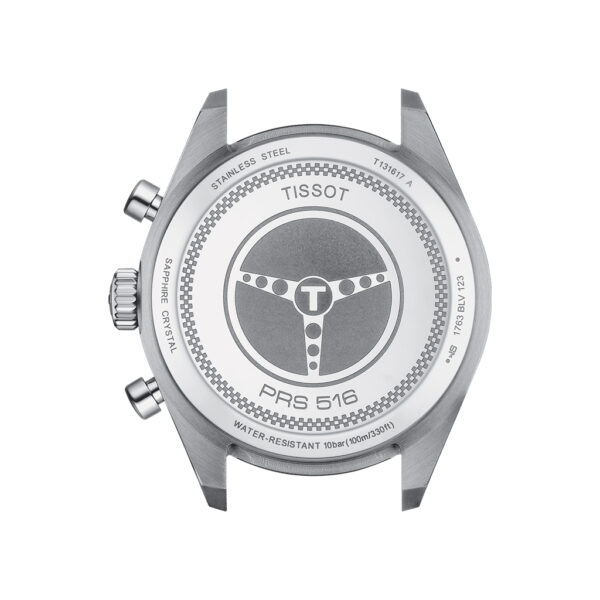 Tissot T-Sport PRS 516 Quartz Chronograph White Dial 45mm Leather Strap | T1316171603200