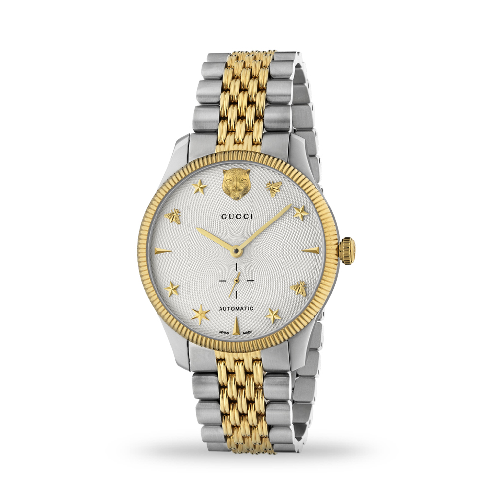 Gucci G-Timeless 40mm Automatic Steel Case and Bracelet