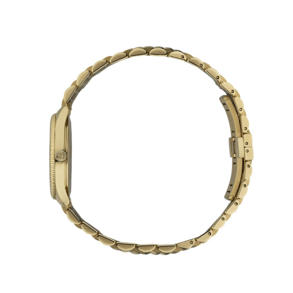 Gucci G-Timeless Slim 29mm Quartz Yellow Gold PVD Case and Bracelet | YA1265021