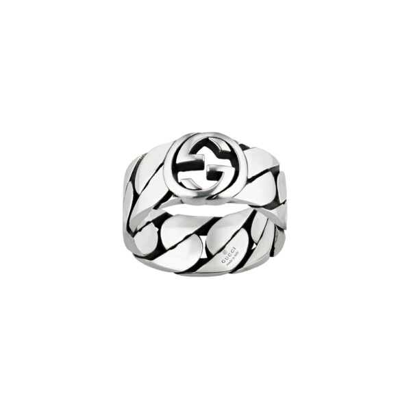 Gucci Interlocking G Band Wide Ring - Gregory Jewellers