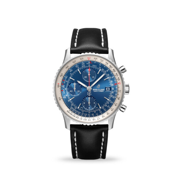 Breitling Navitimer Chronograph 41mm Blue Dial Leather Strap | A13324121C1X1