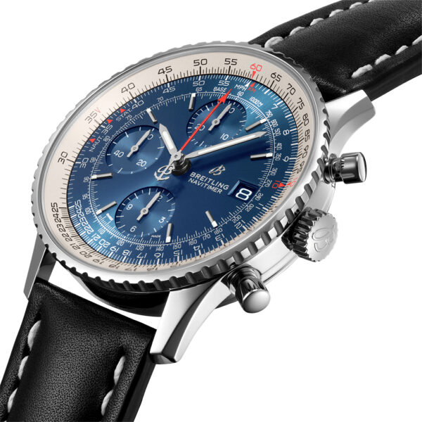 Breitling Navitimer Chronograph 41mm Blue Dial Leather Strap | A13324121C1X1