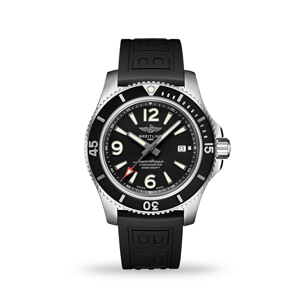 Breitling Superocean Automatic 44mm Black Rubber Strap