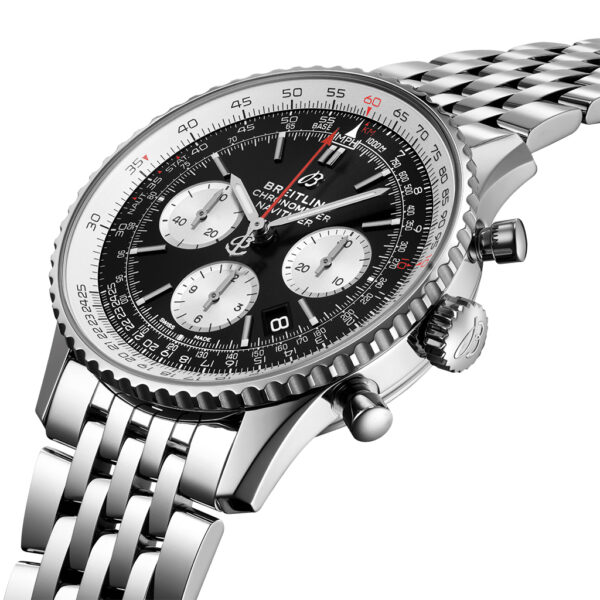 Breitling Navitimer B01 Chronograph 43mm Black Dial Bracelet | AB0121211B1A1