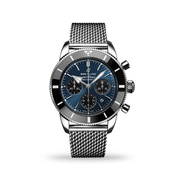 Breitling Superocean Heritage B01 Chronograph 44mm Blue Dial Bracelet | AB0162121C1A1