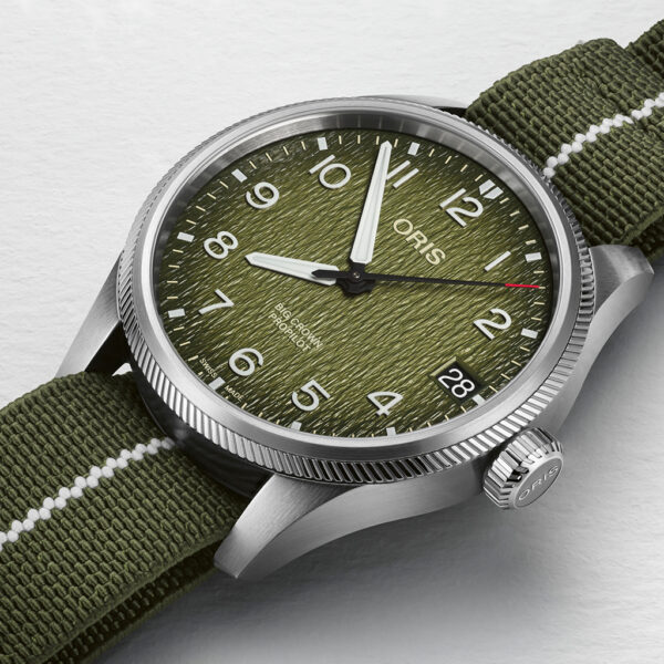 ORIS Big Crown Pro Pilot Okavango Air Rescue Automatic 41mm Textile Strap | 75177614187