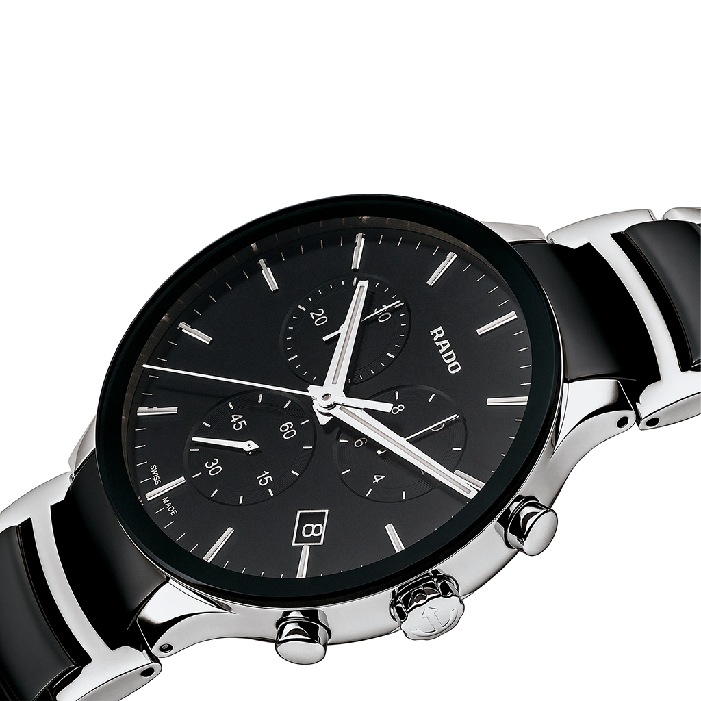 Why Rado at Linda & Co ?Rado Centrix Quartz Chronograph 40mm Bracelet