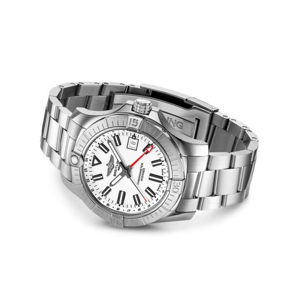 Breitling Avenger Automatic GMT 43 White Dial Bracelet | A32397101A1A1