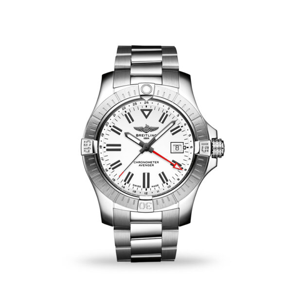 Breitling Avenger Automatic GMT 43 White Dial Bracelet | A32397101A1A1