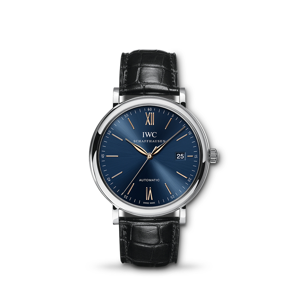 IWC Portofino Automatic Stainless Steel 40mm Leather Strap