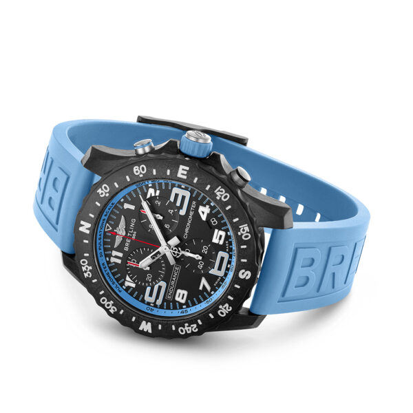 Breitling Endurance Pro SuperQuartz™ Breitlight® 44mm Blue Rubber Strap | X82310281B1S1